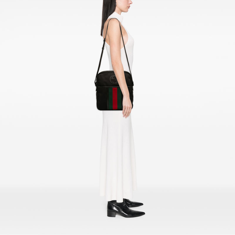 Nylon Interlocking G Web Crossbody - Image 6