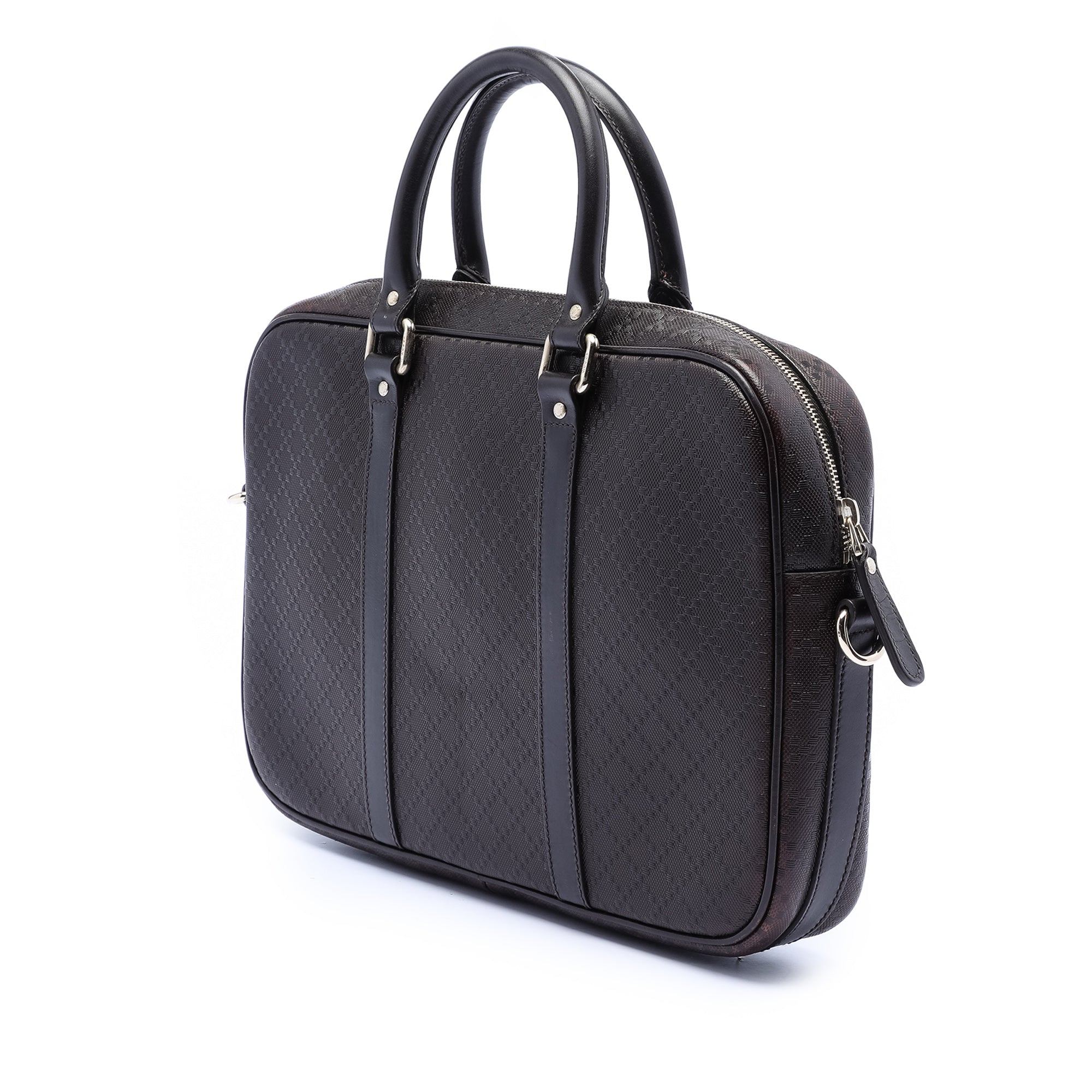 Medium Leather Diamante Bright Business Bag - Image 2