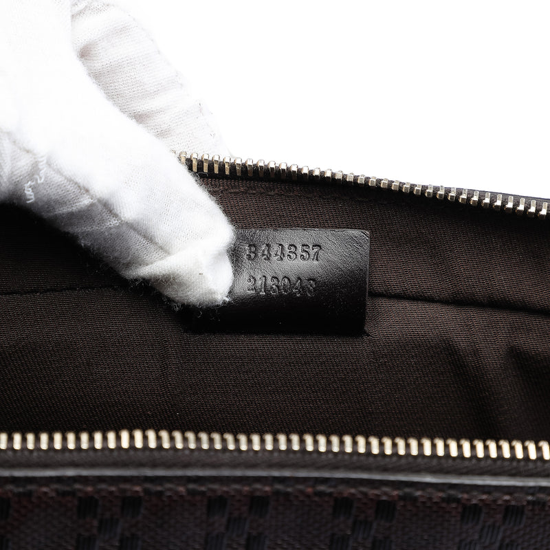 Medium Leather Diamante Bright Business Bag - Image 6