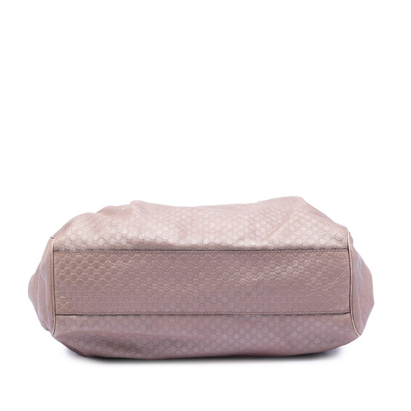 Large Metallic Microguccissima Sukey Tote - Image 3