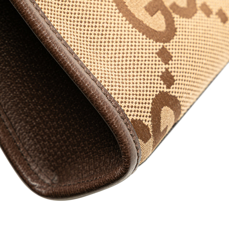 Mini Jumbo GG Canvas Web Satchel - Image 7