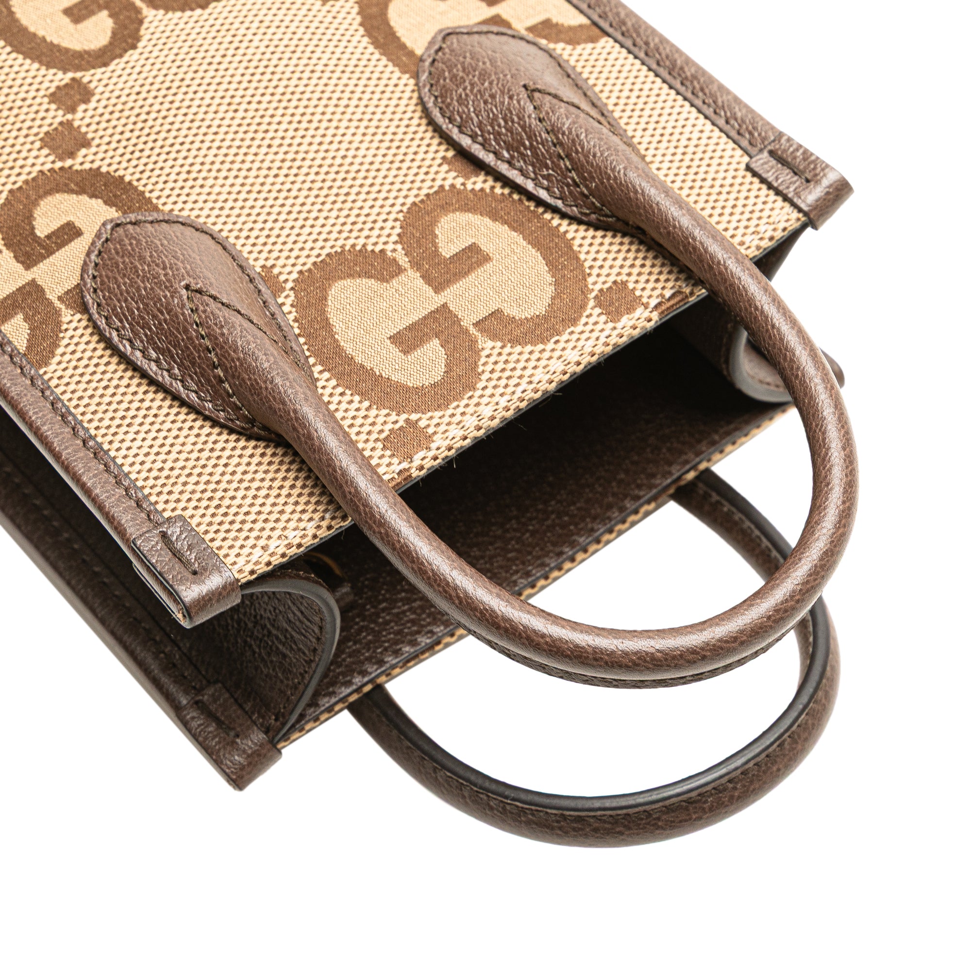 Mini Jumbo GG Canvas Web Satchel - Image 8
