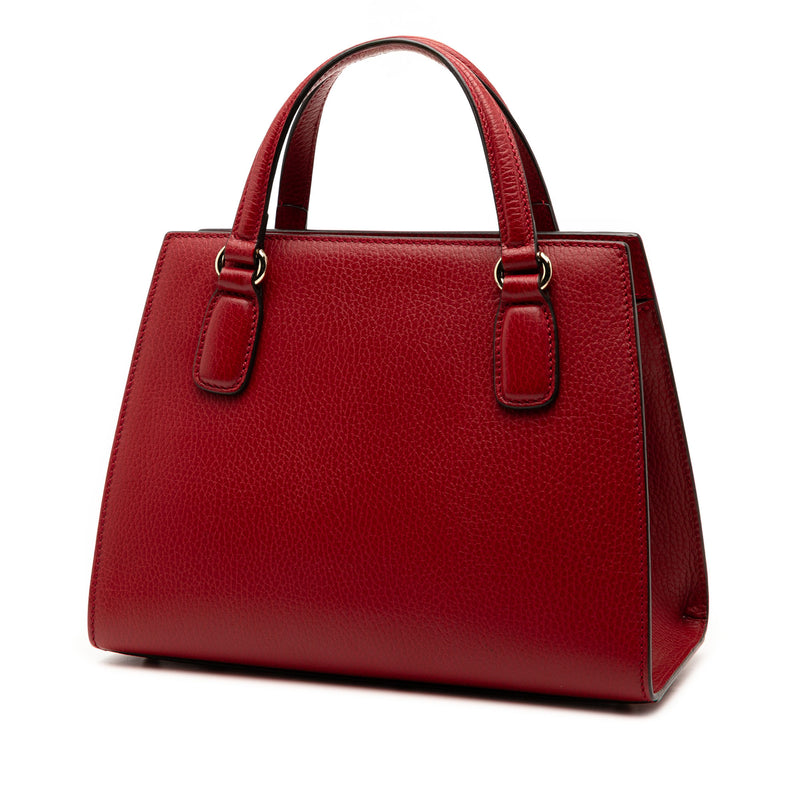Medium Dollar Calf Soho Top Handle Convertible Tote - Image 2