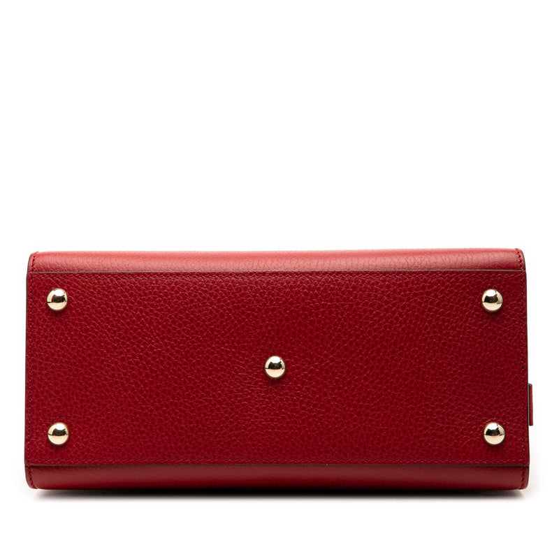 Medium Dollar Calf Soho Top Handle Convertible Tote - Image 3