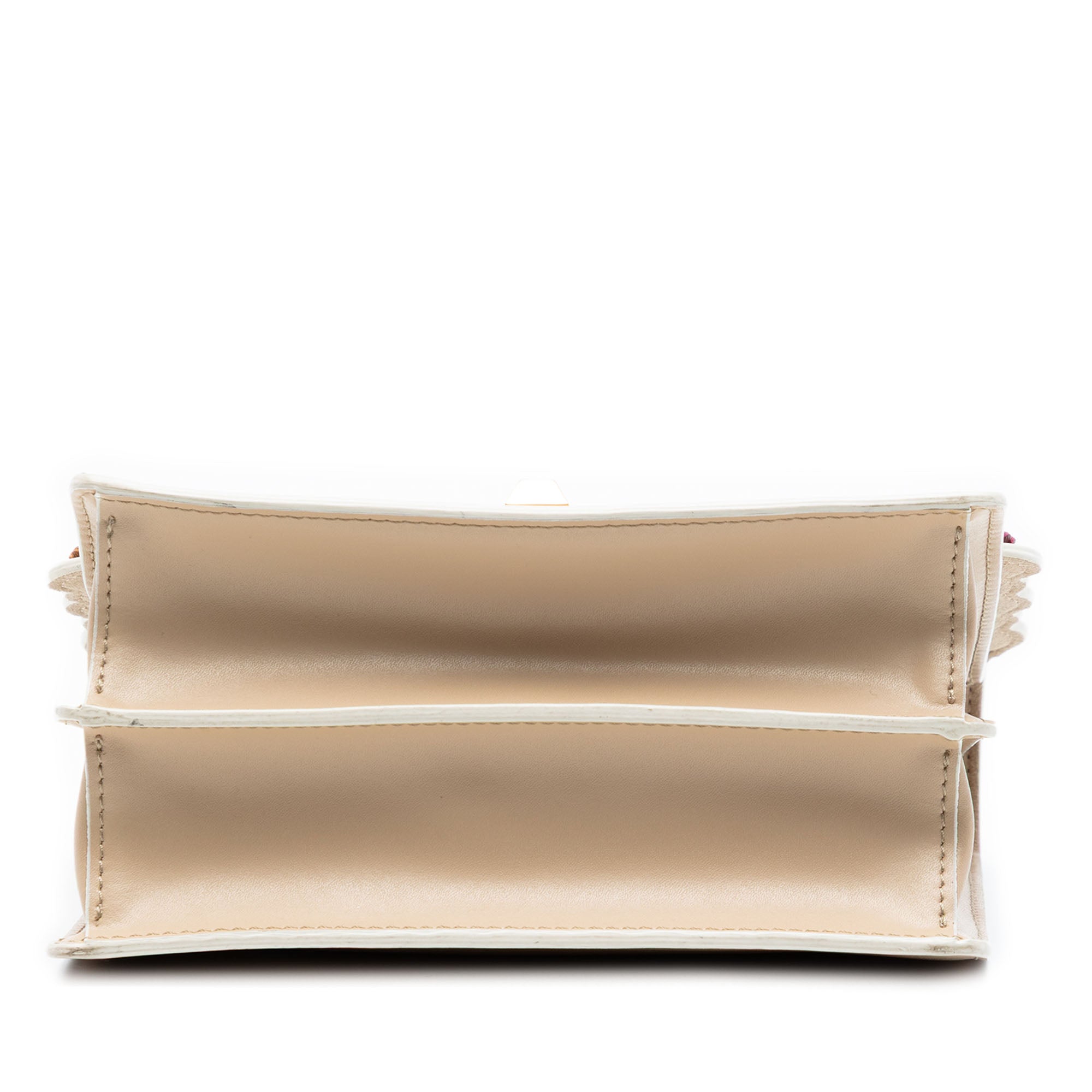 Mini Scalloped Leather and Studded Floral Kan I Crossbody - Image 3