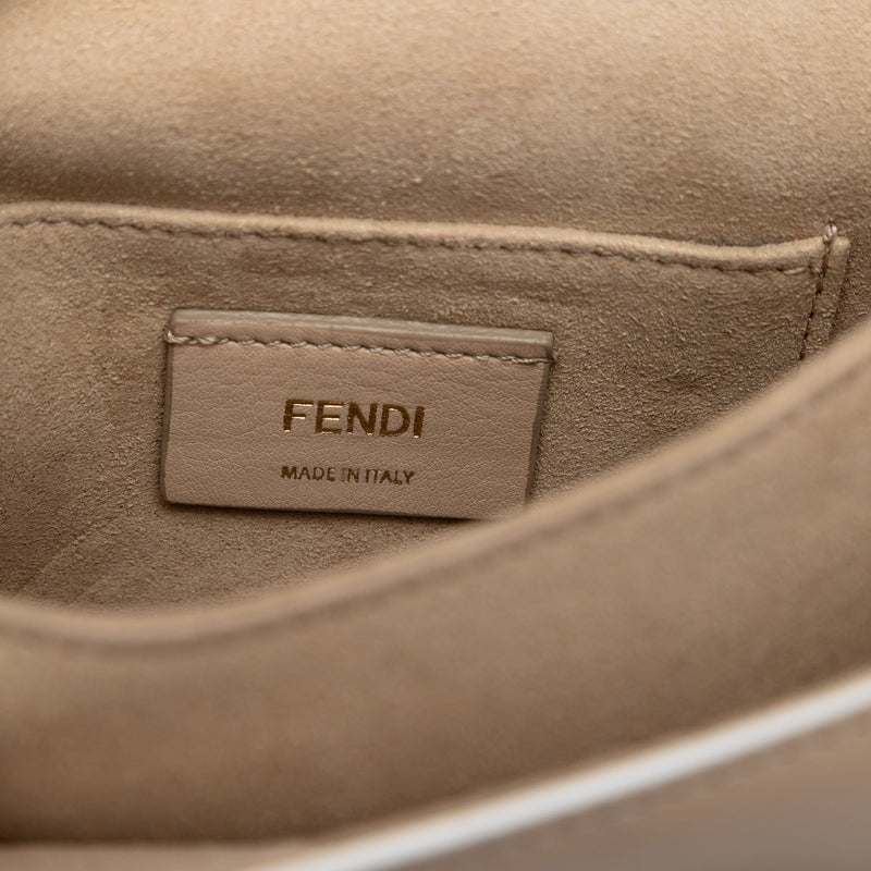 Mini Scalloped Leather and Studded Floral Kan I Crossbody - Image 5