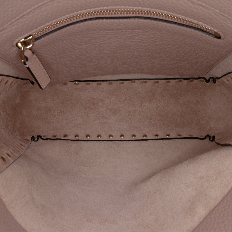 Small Grainy Calfskin Rockstud Flip Lock Messenger Bag - Image 4