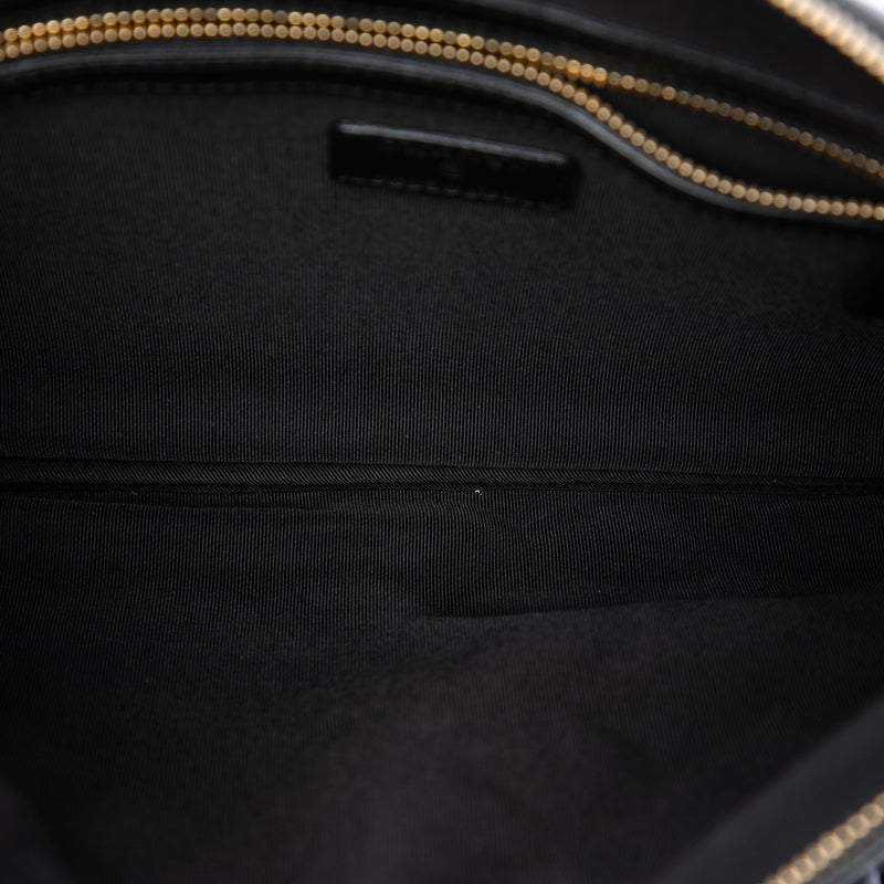 CC Quilted Lambskin Pouch with Mini Flap Purse - Image 4