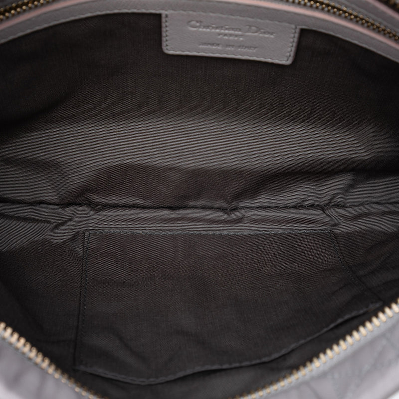 Calfskin Cannage Rose Clutch - Image 4