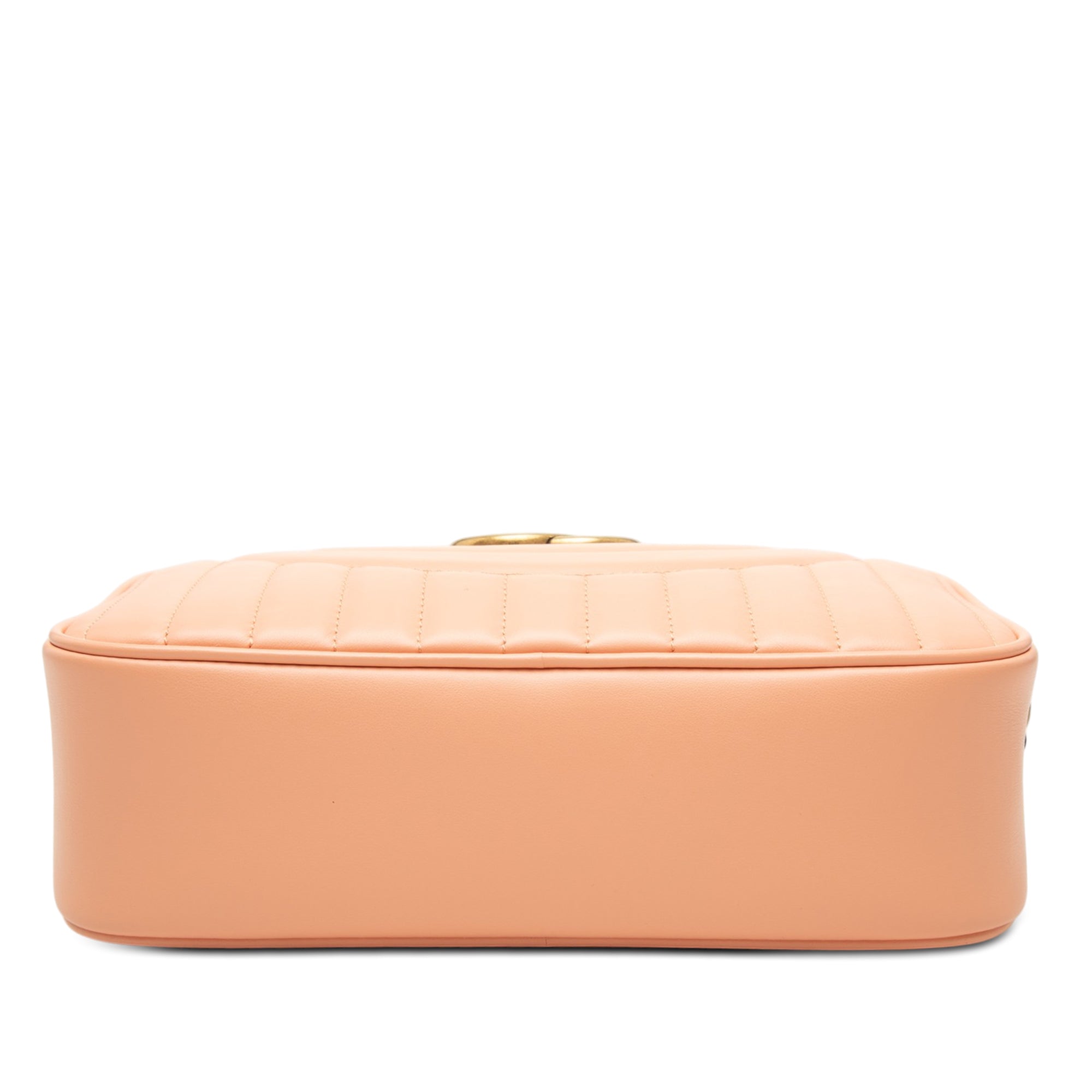 Small GG Marmont Matelasse Calfskin Vertical Ring Crossbody - Image 3