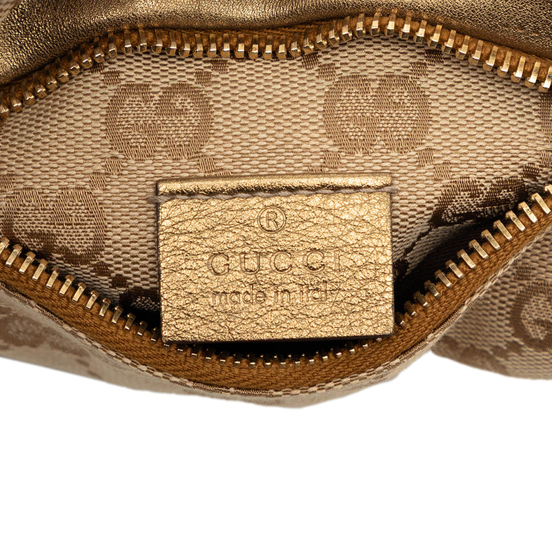 GG Canvas Web Double Pocket Belt Bag - Image 5