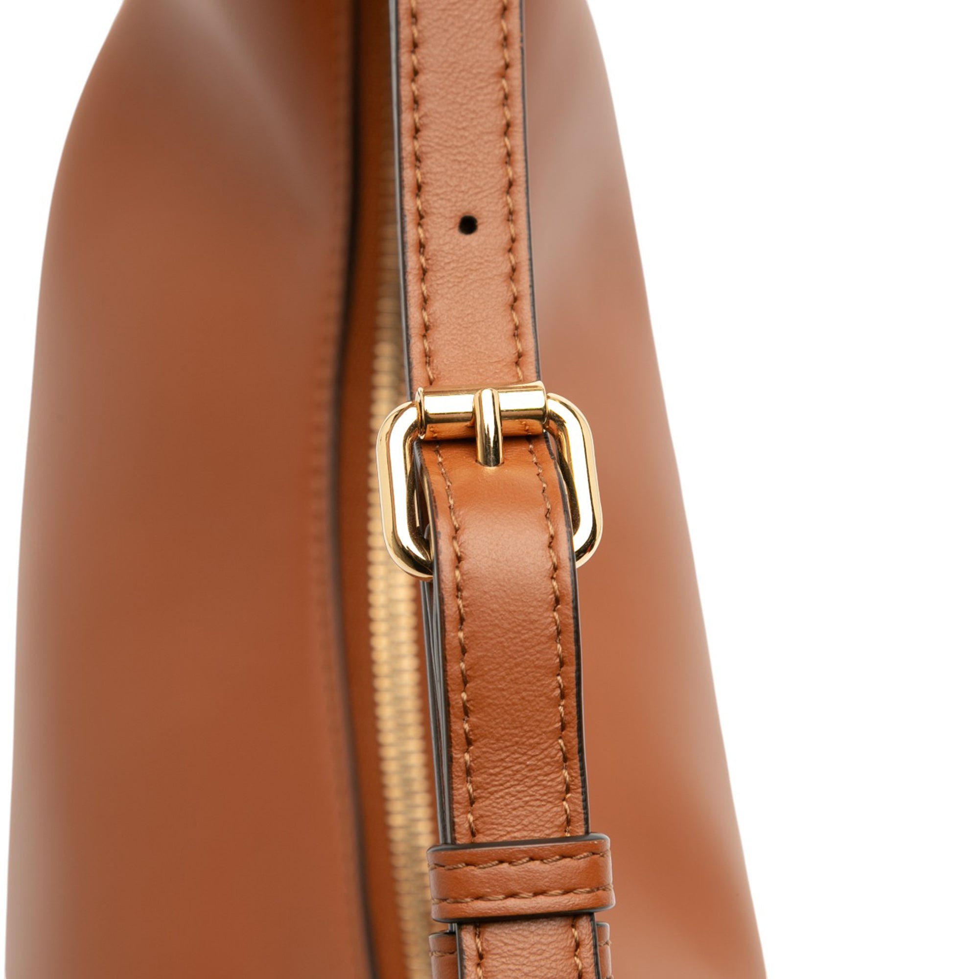 Small Leather Fendigraphy Hobo - Image 10