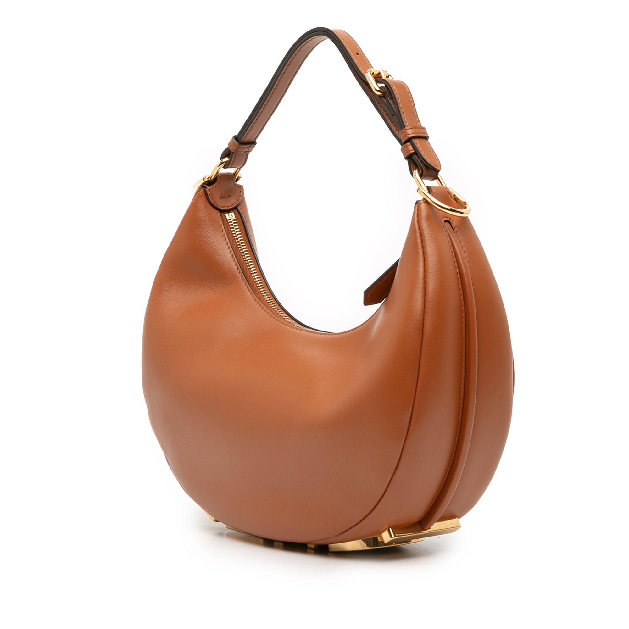 Small Leather Fendigraphy Hobo - Image 2