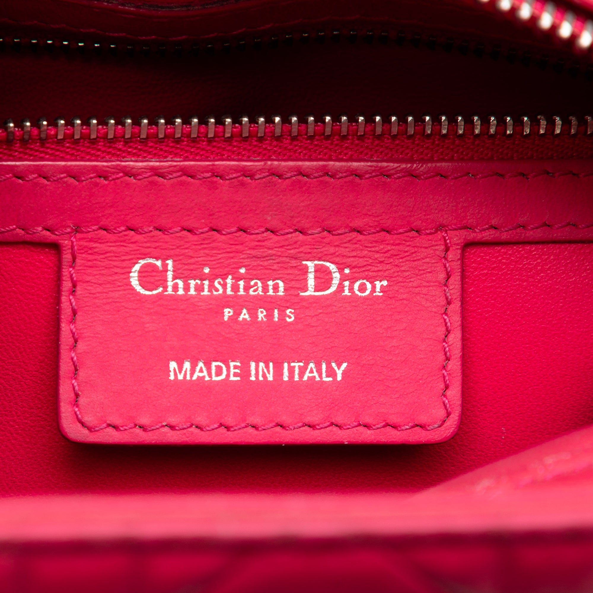 Medium Ultra Matte Calfskin Cannage Embossed Lady Dior - Image 5