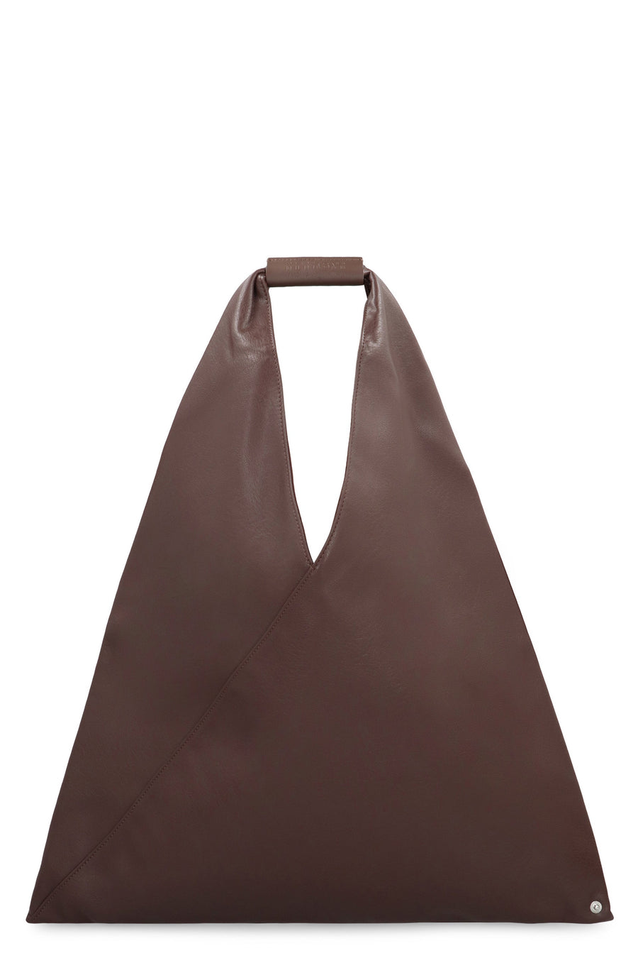 Mm6 Maison Margiela Sustainable Polyurethane Shoulder Bag — Brown