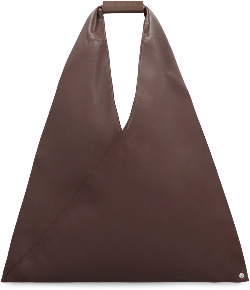 Mm6 Maison Margiela Sustainable Polyurethane Shoulder Bag — Brown