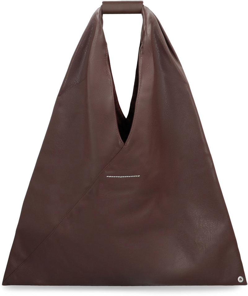 Mm6 Maison Margiela Sustainable Polyurethane Shoulder Bag — Brown