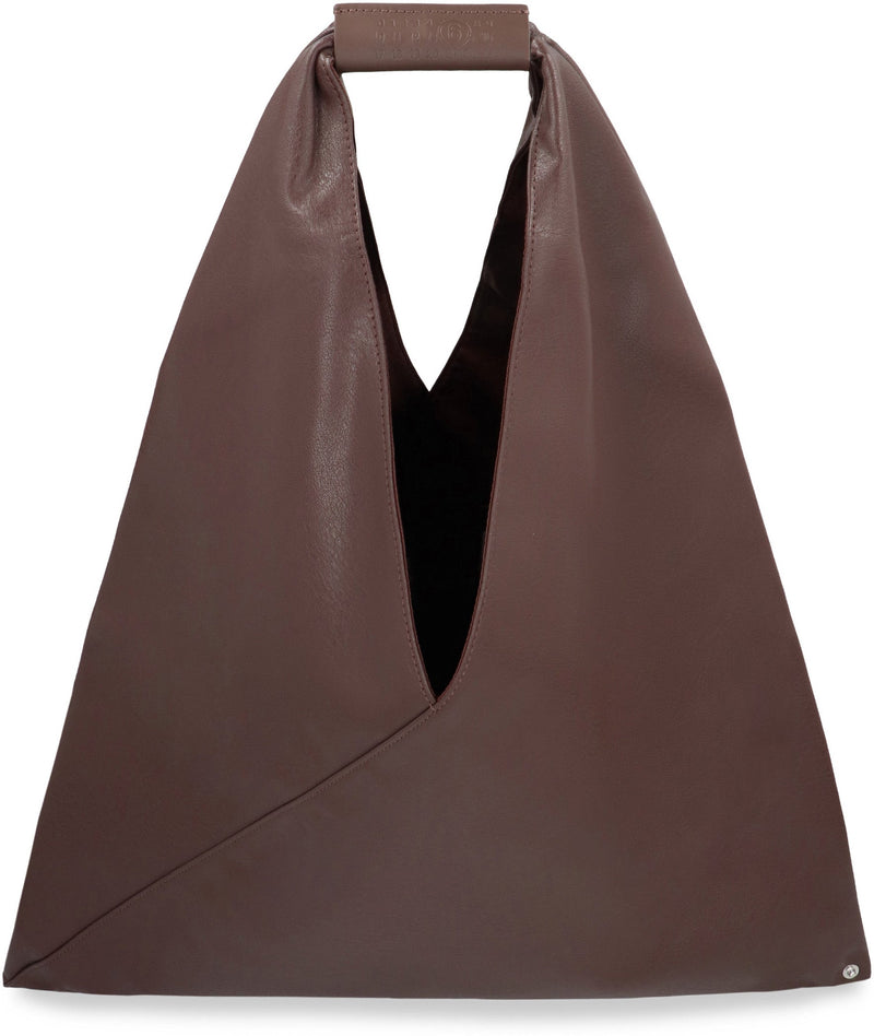 Mm6 Maison Margiela Sustainable Polyurethane Shoulder Bag — Brown