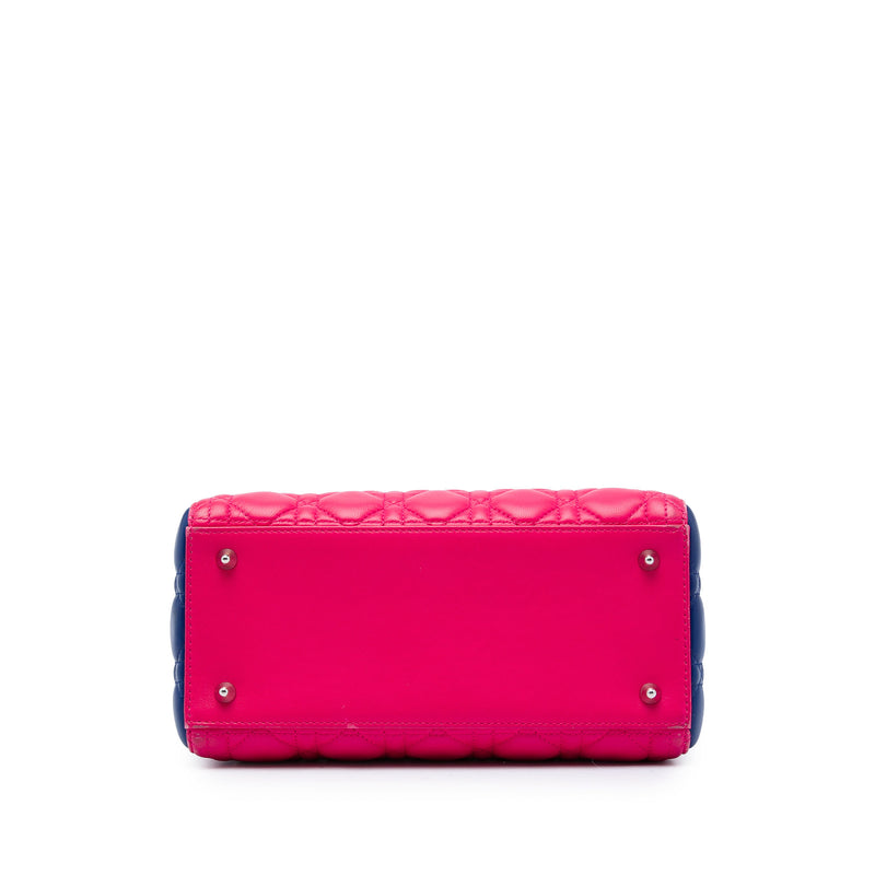 Medium Tricolor Lambskin Cannage Lady Dior - Image 3
