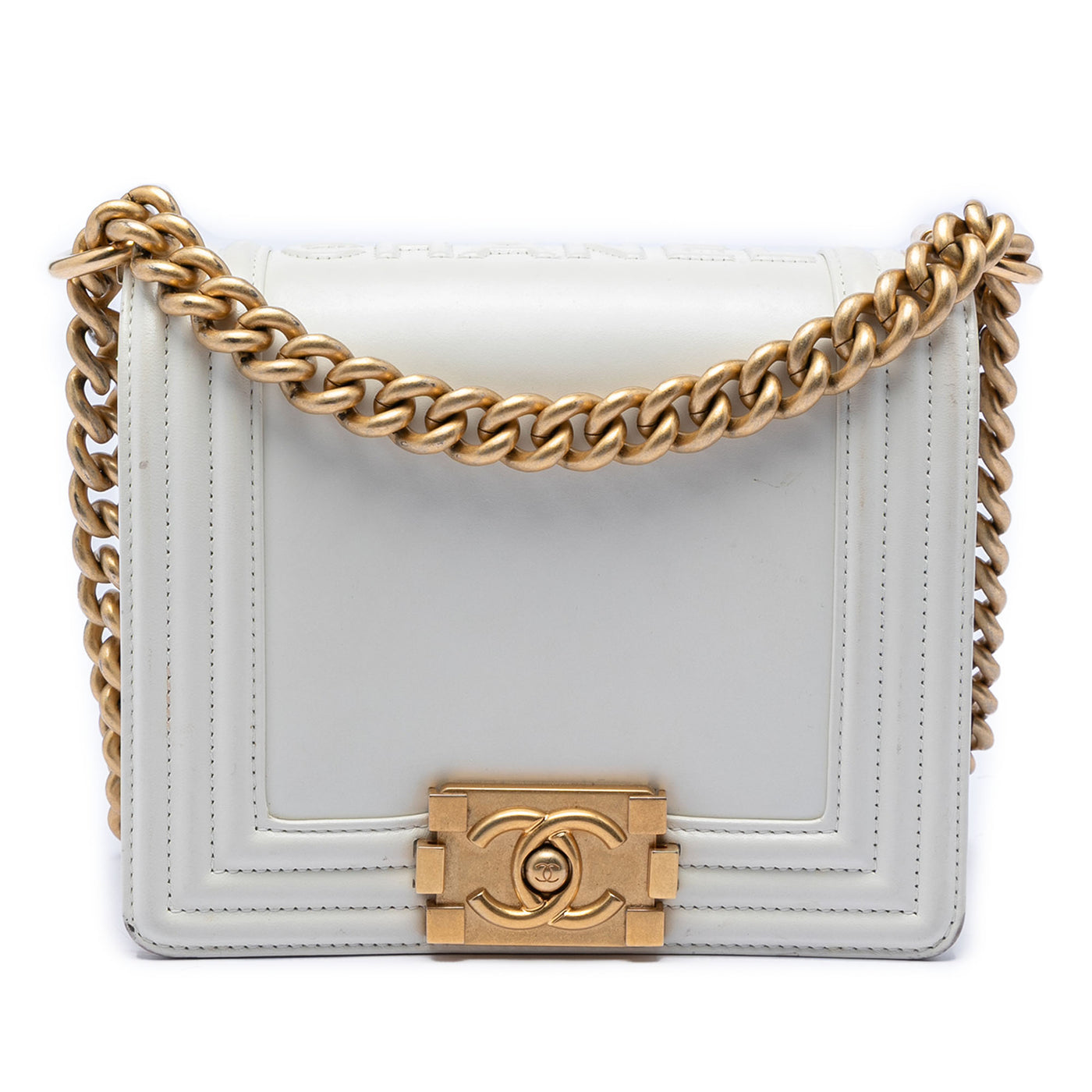 Square Calfskin Boy Reverso Flap - Image 1