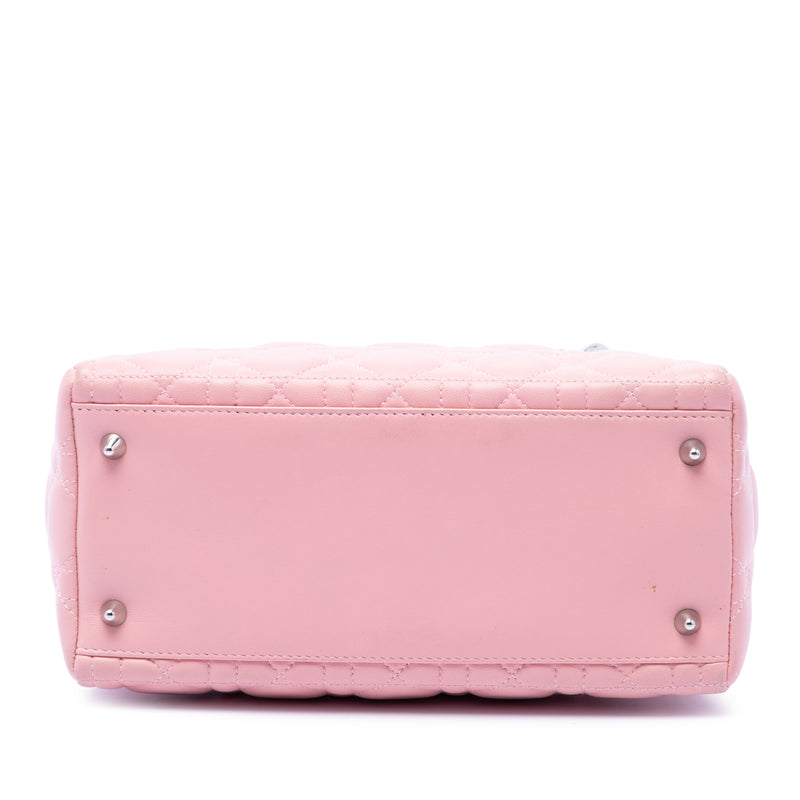 Medium Lambskin Cannage Lady Dior - Image 3