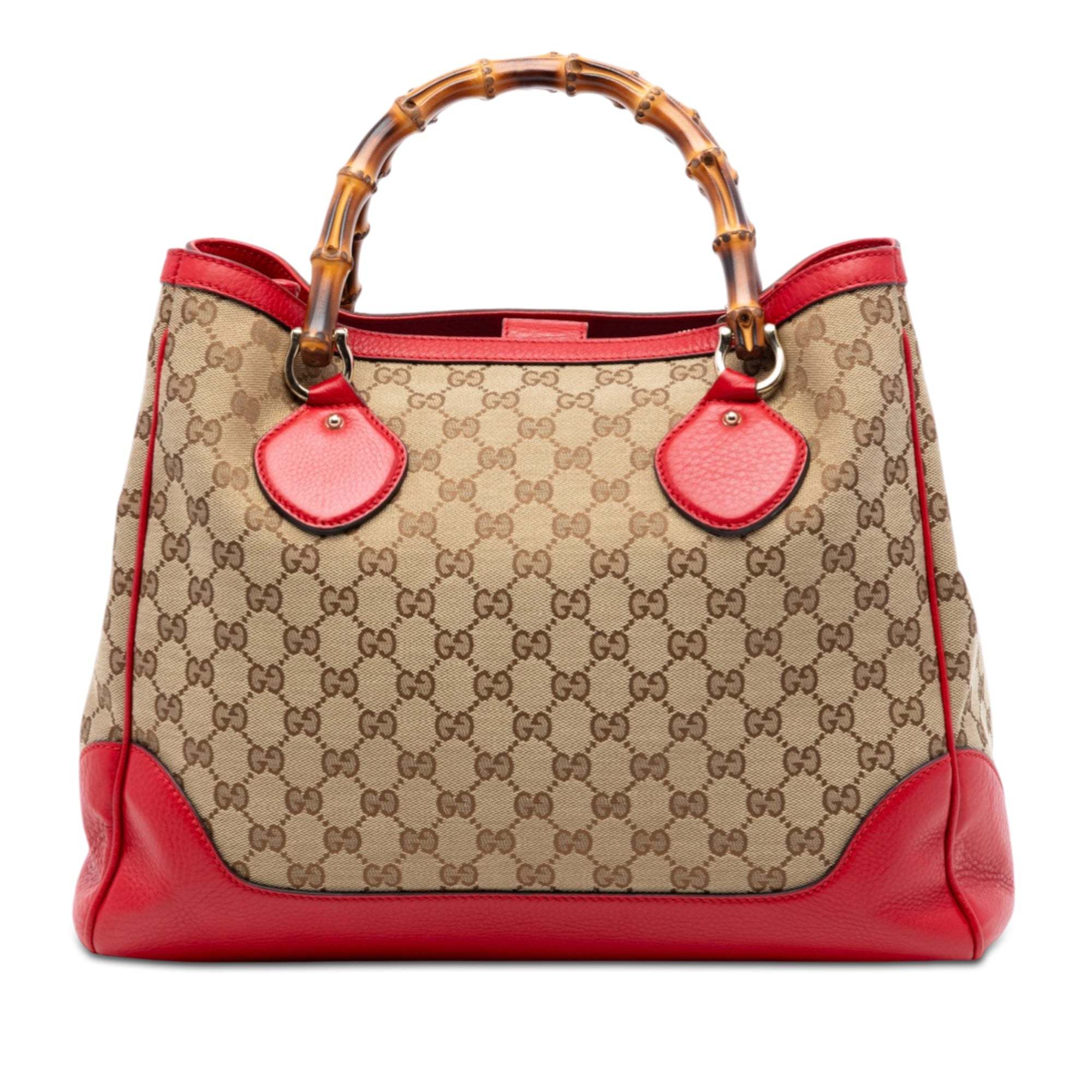 GG Canvas Bamboo Diana Tote - Image 1