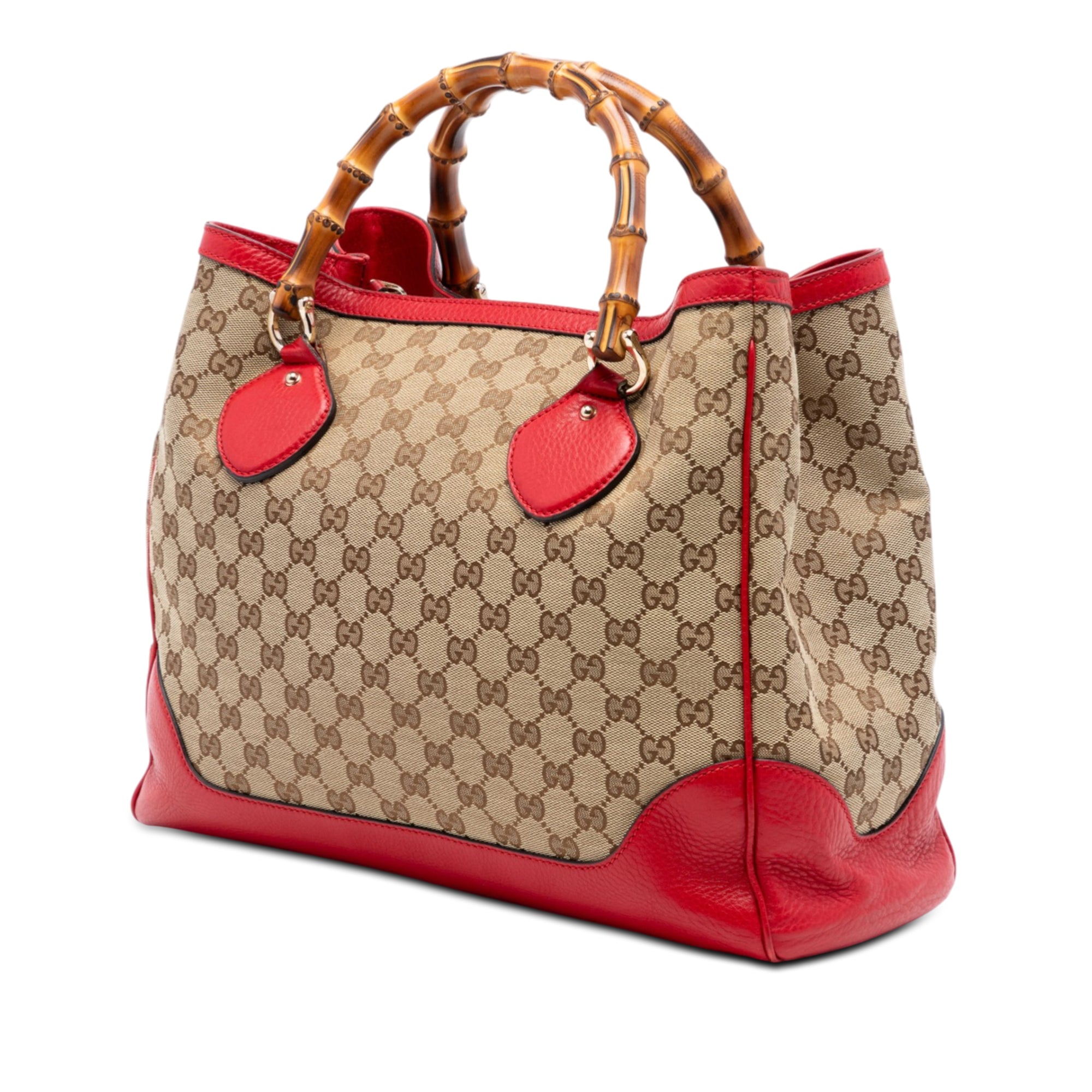 GG Canvas Bamboo Diana Tote - Image 2