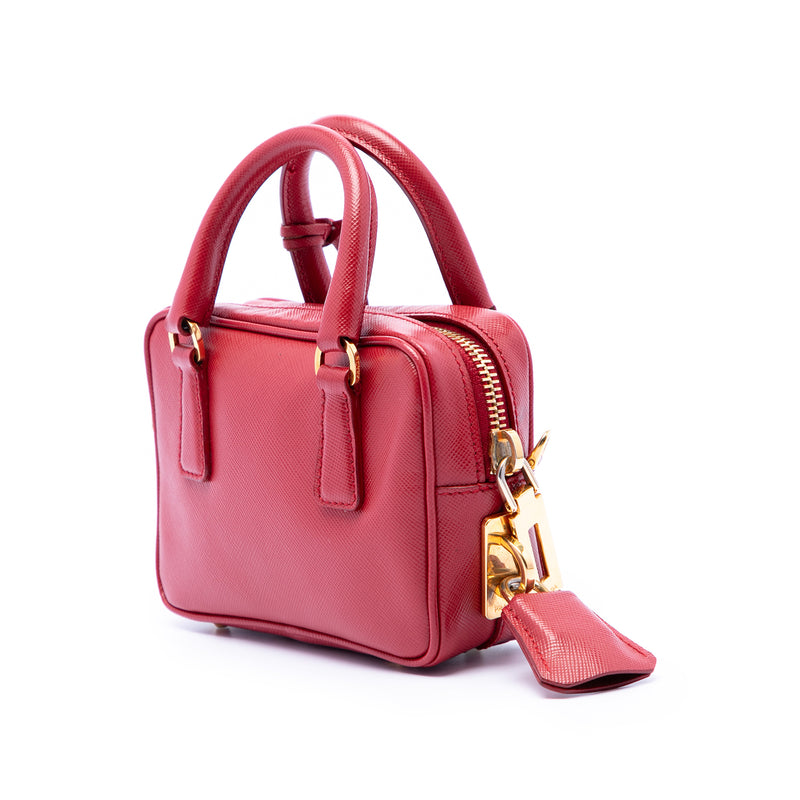 Mini Saffiano Lux Bauletto Bag - Image 2