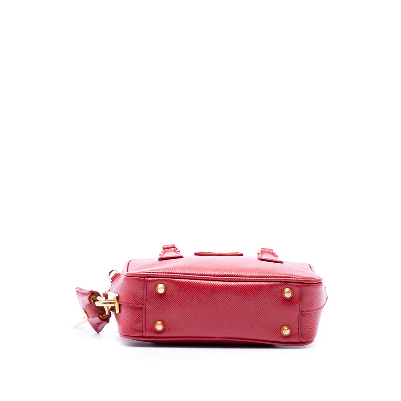 Mini Saffiano Lux Bauletto Bag - Image 3