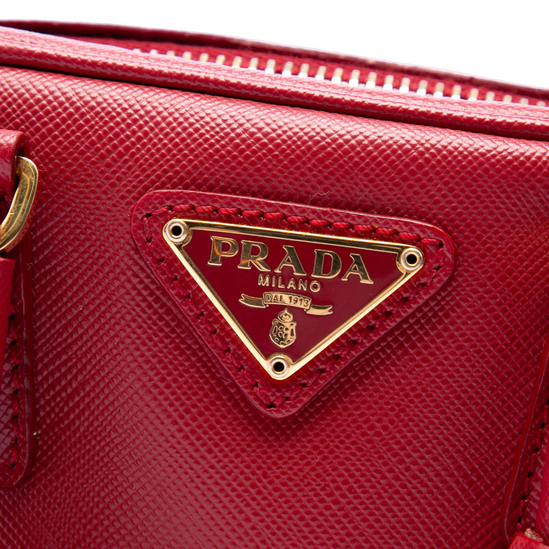 Mini Saffiano Lux Bauletto Bag - Image 5