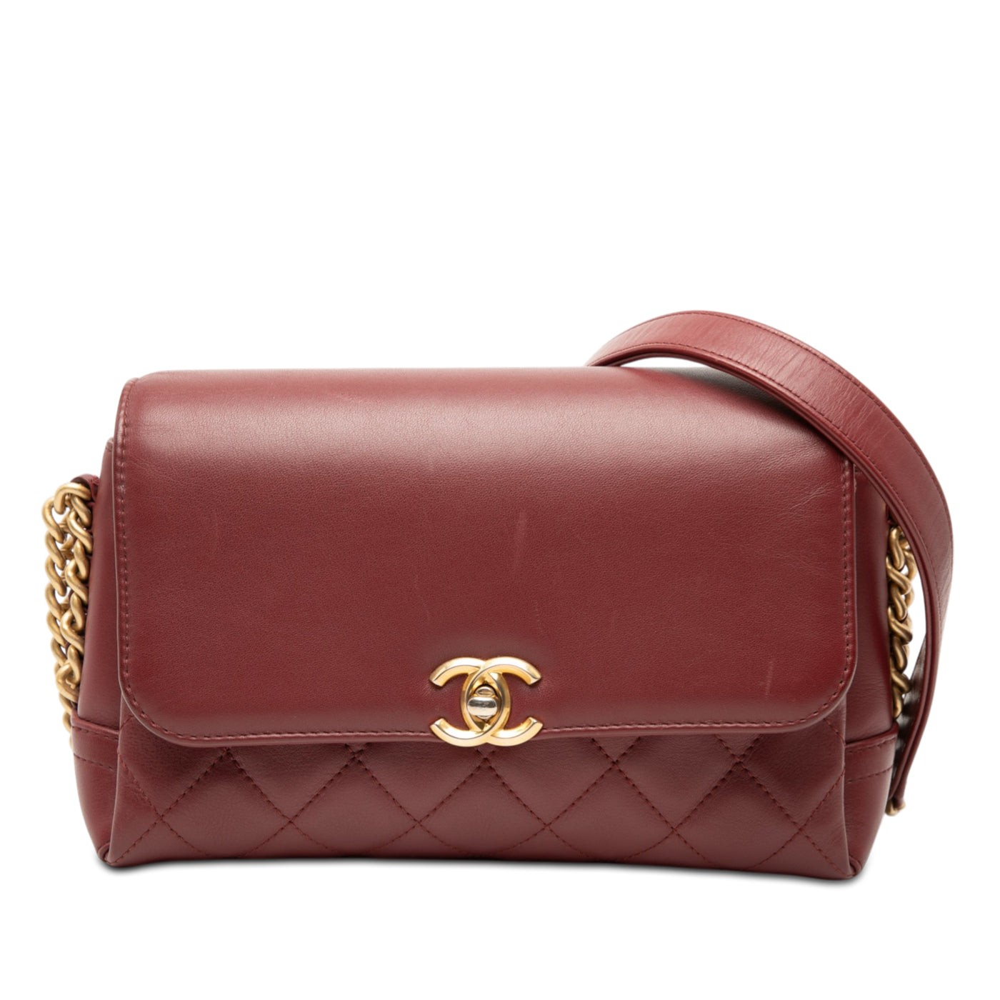 CC Quilted Lambskin Flap - Image 1
