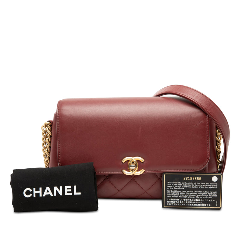 CC Quilted Lambskin Flap - Image 9