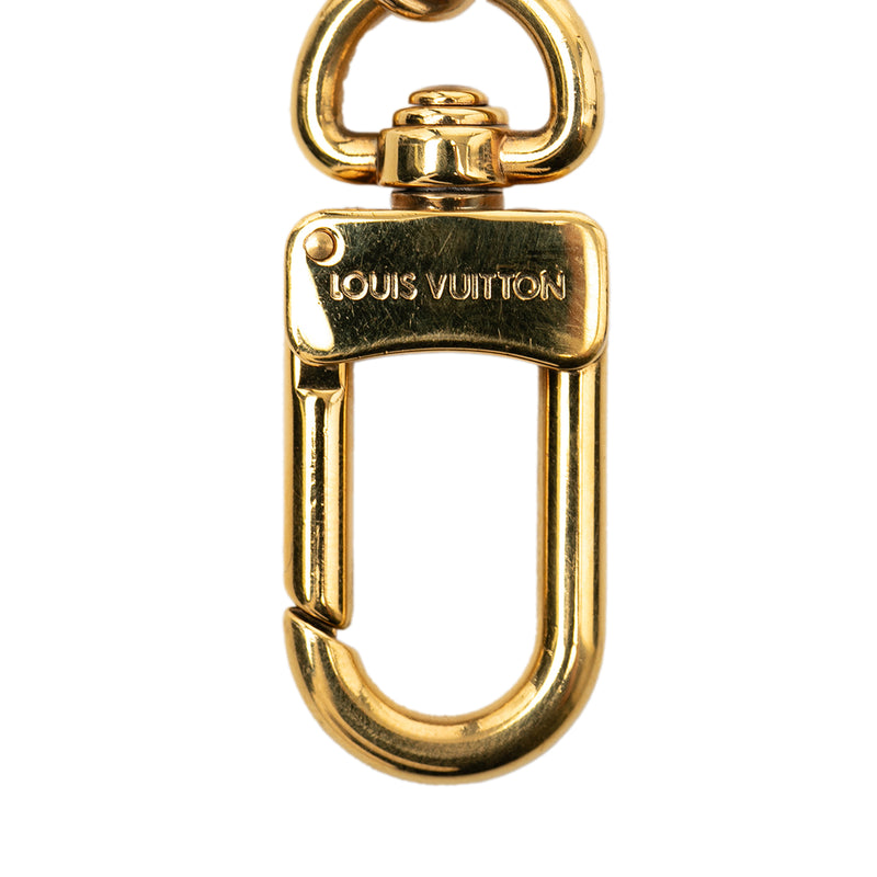 Gold Plated LV Circle Key Holder and Bag Charm - Image 5