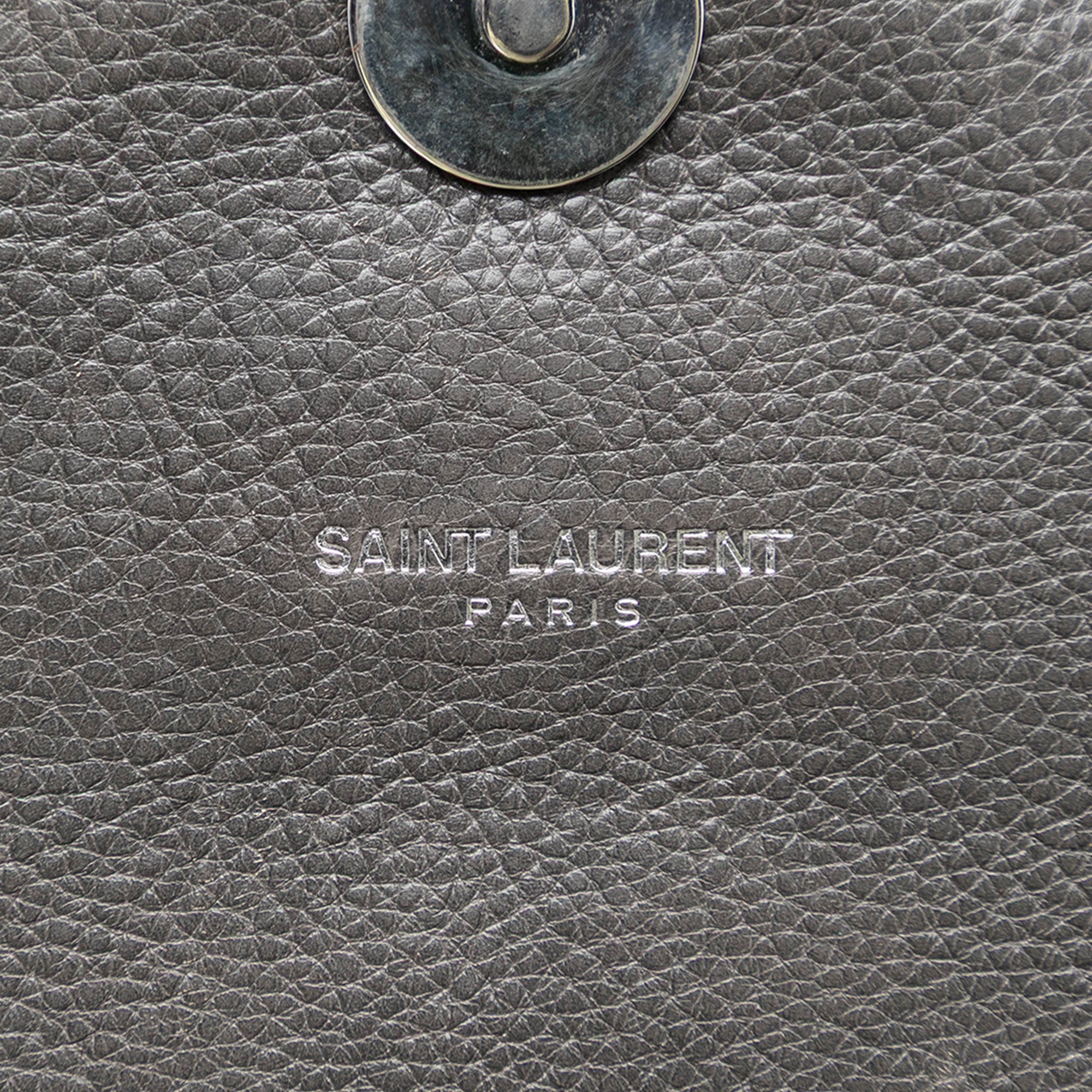 Medium Chevron Sheepskin Monogram College Satchel - Image 5