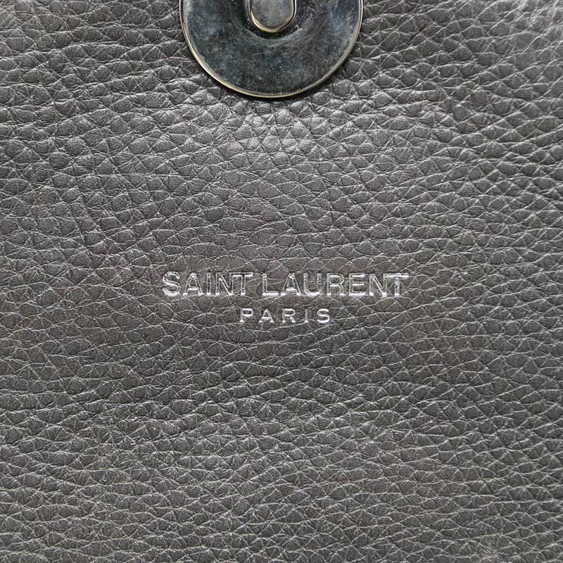 Medium Chevron Sheepskin Monogram College Satchel - Image 5