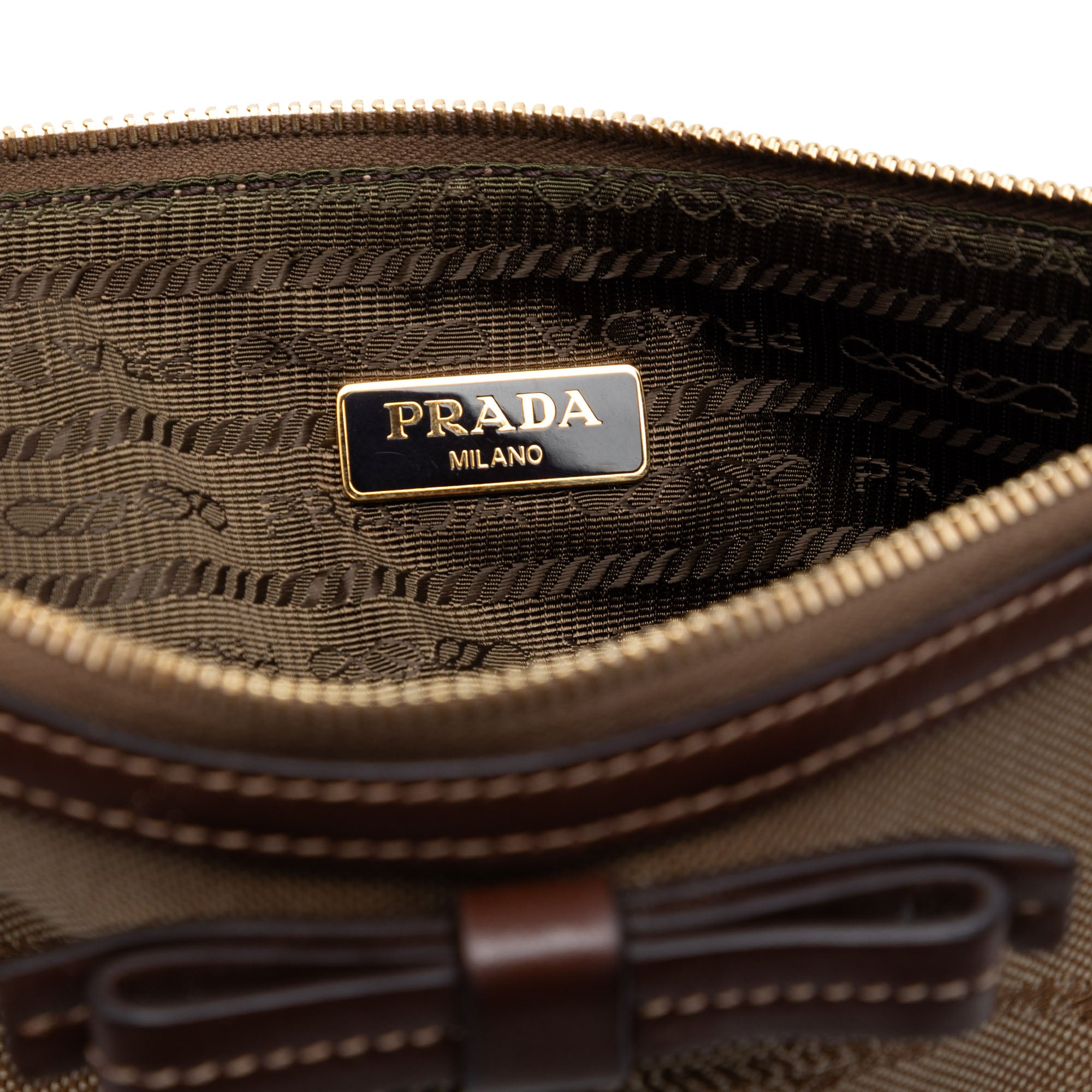 Canvas Canapa Logo Bow Shoulder Bag - Image 5