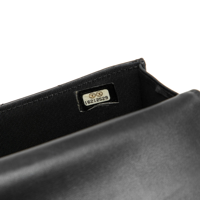 CC Quilted Patent Classic Flap Long Wallet - Image 6