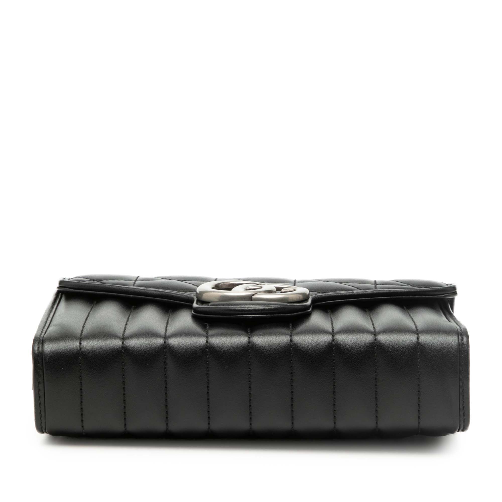 GG Marmont Matelasse Leather Aria Wallet On Chain - Image 3