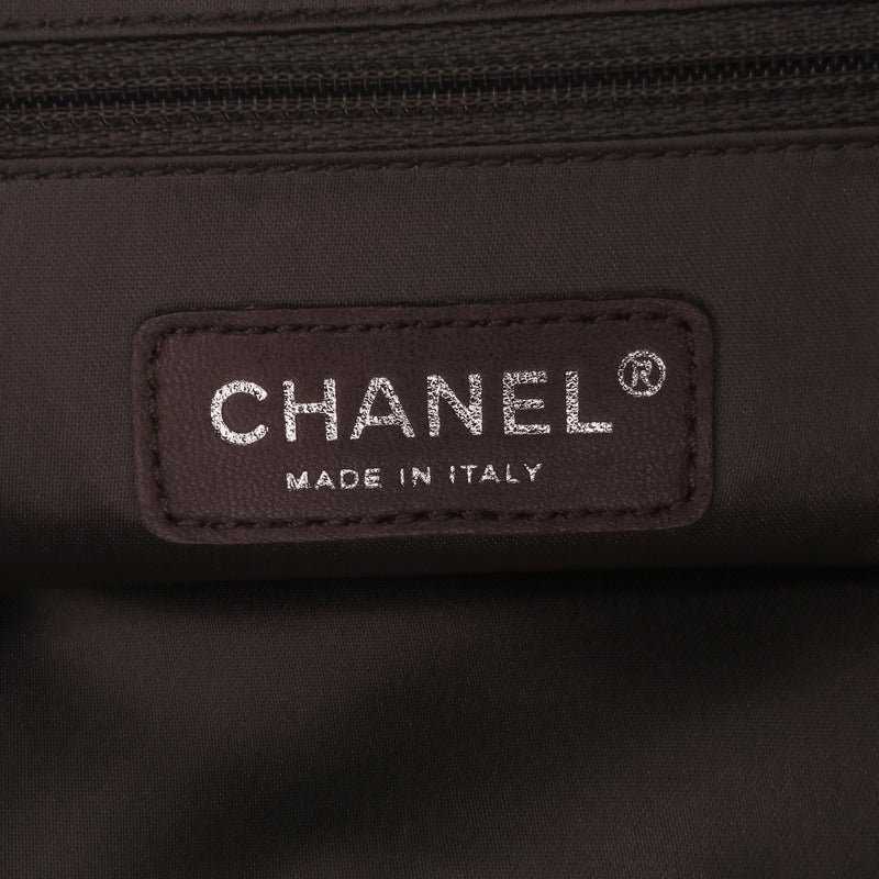 Perforated Crackled Metallic Calfskin Drill Tote - Image 5