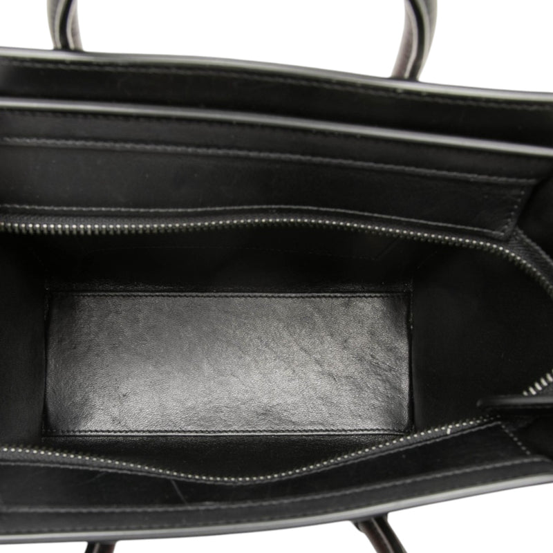 Nano Tricolor Nubuck and Calfskin Luggage Tote - Image 4