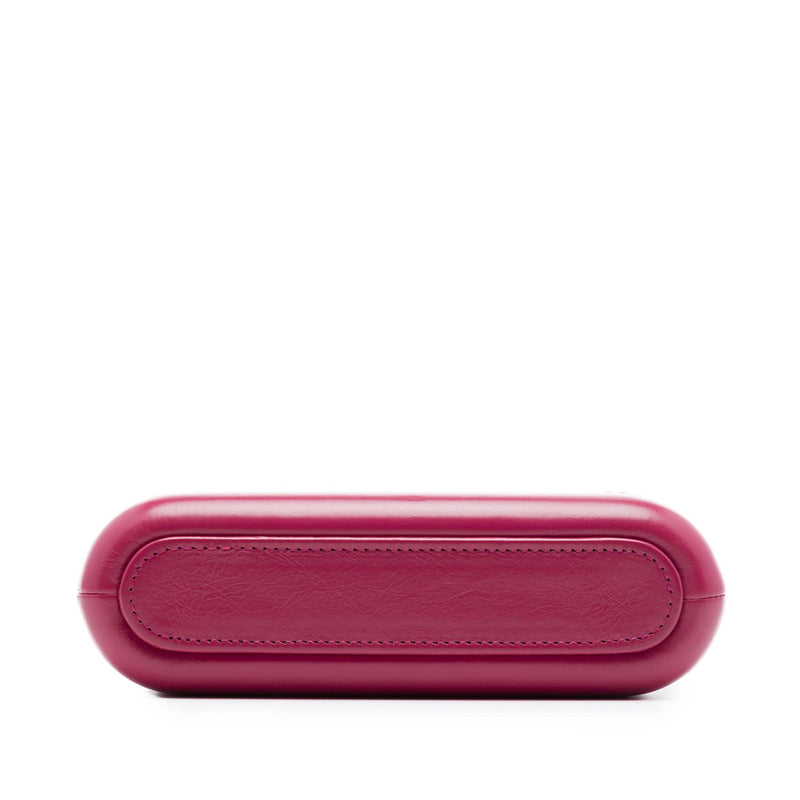 Quilted Aged Calfskin Gabrielle Double Zip Clutch with Chain - Image 3