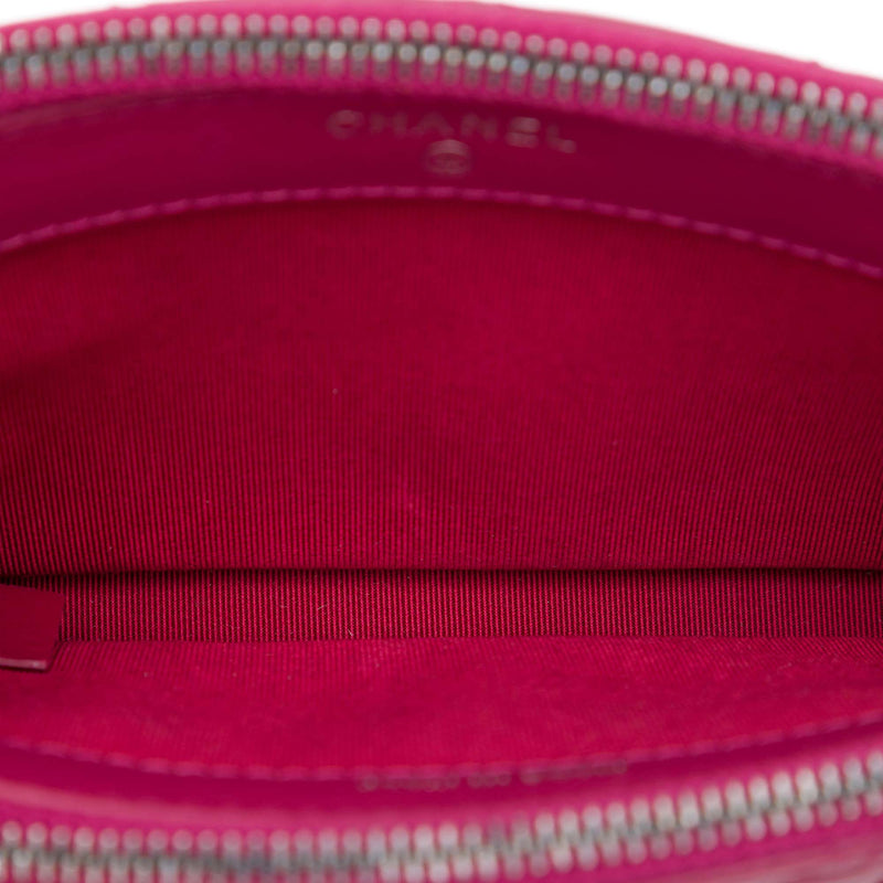 Quilted Aged Calfskin Gabrielle Double Zip Clutch with Chain - Image 4