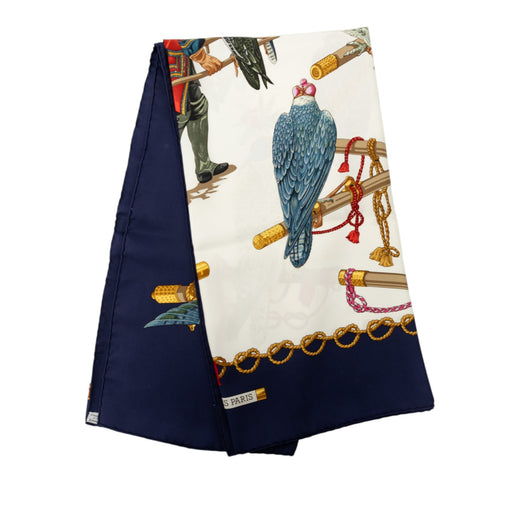Les Oiseaux du Roy Silk Scarf 90 - Image 1