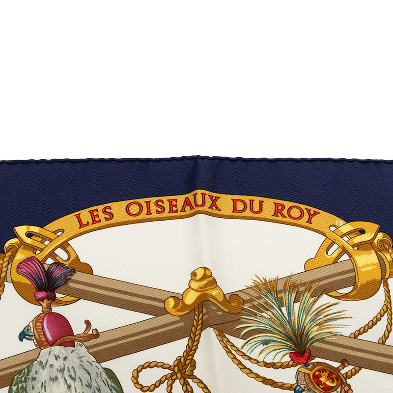 Les Oiseaux du Roy Silk Scarf 90 - Image 6