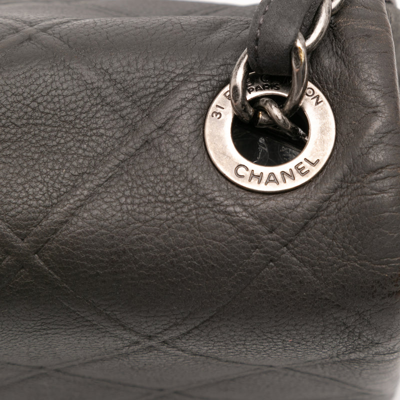 Small Diamond Embossed Calfskin New Chic Flap - Image 7