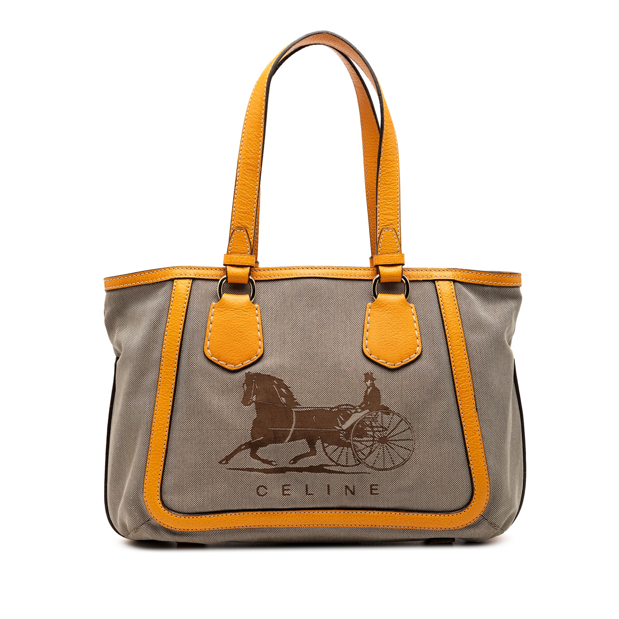 Canvas Carriage Tote - Image 1