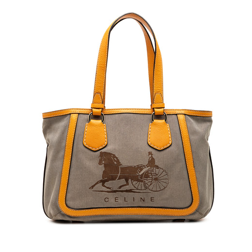 Canvas Carriage Tote - Image 1