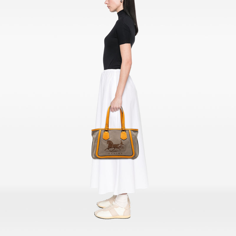 Canvas Carriage Tote - Image 7