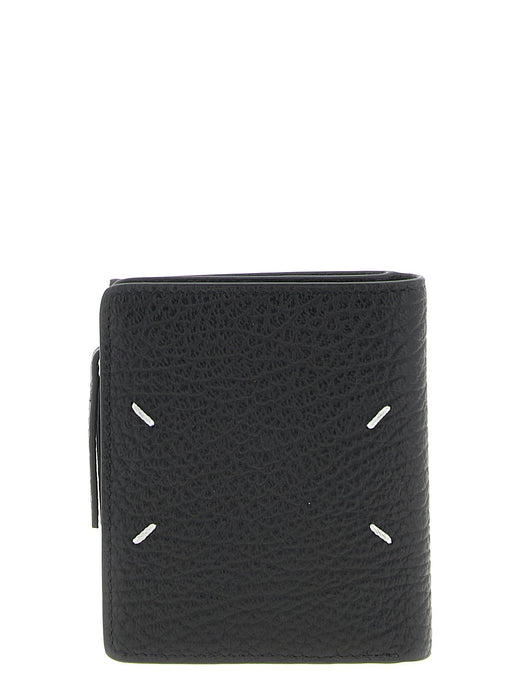 Maison Margiela Leather Flap Wallet — Black