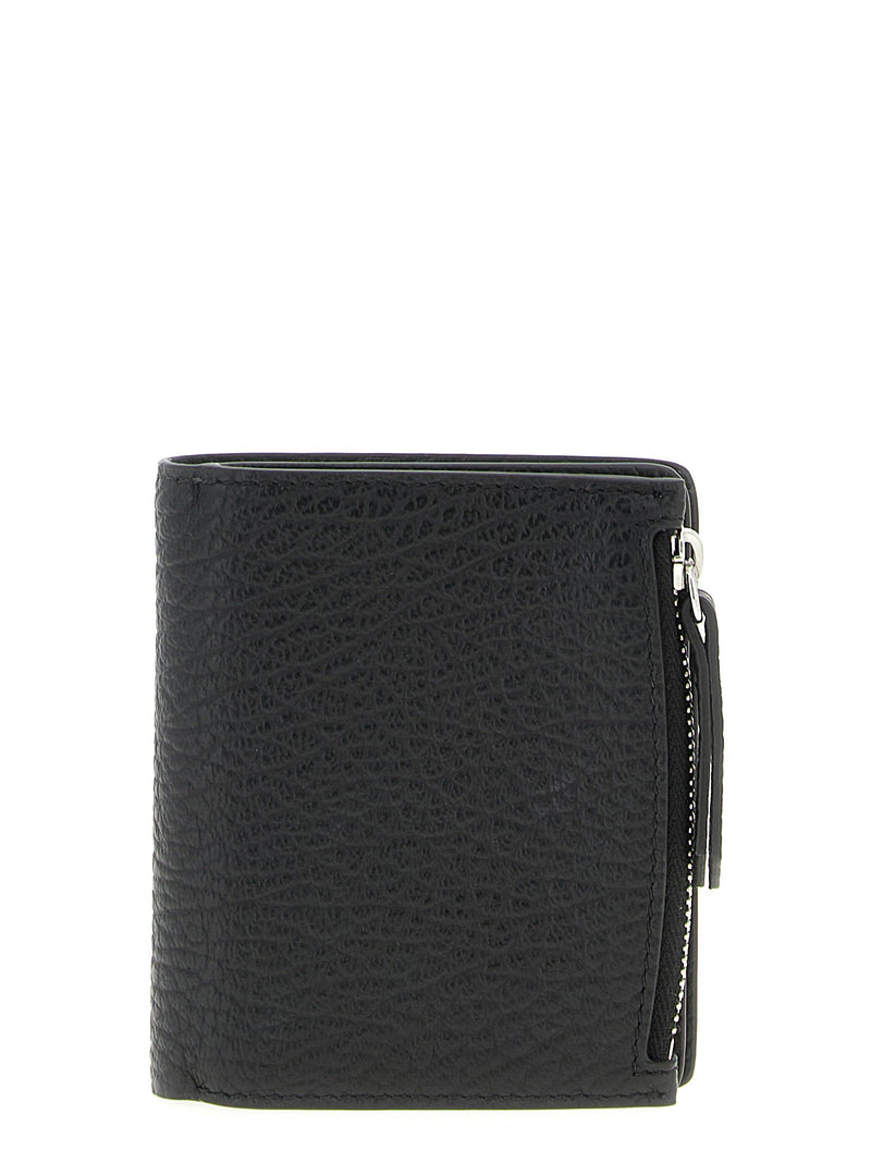 Maison Margiela Leather Flap Wallet — Black